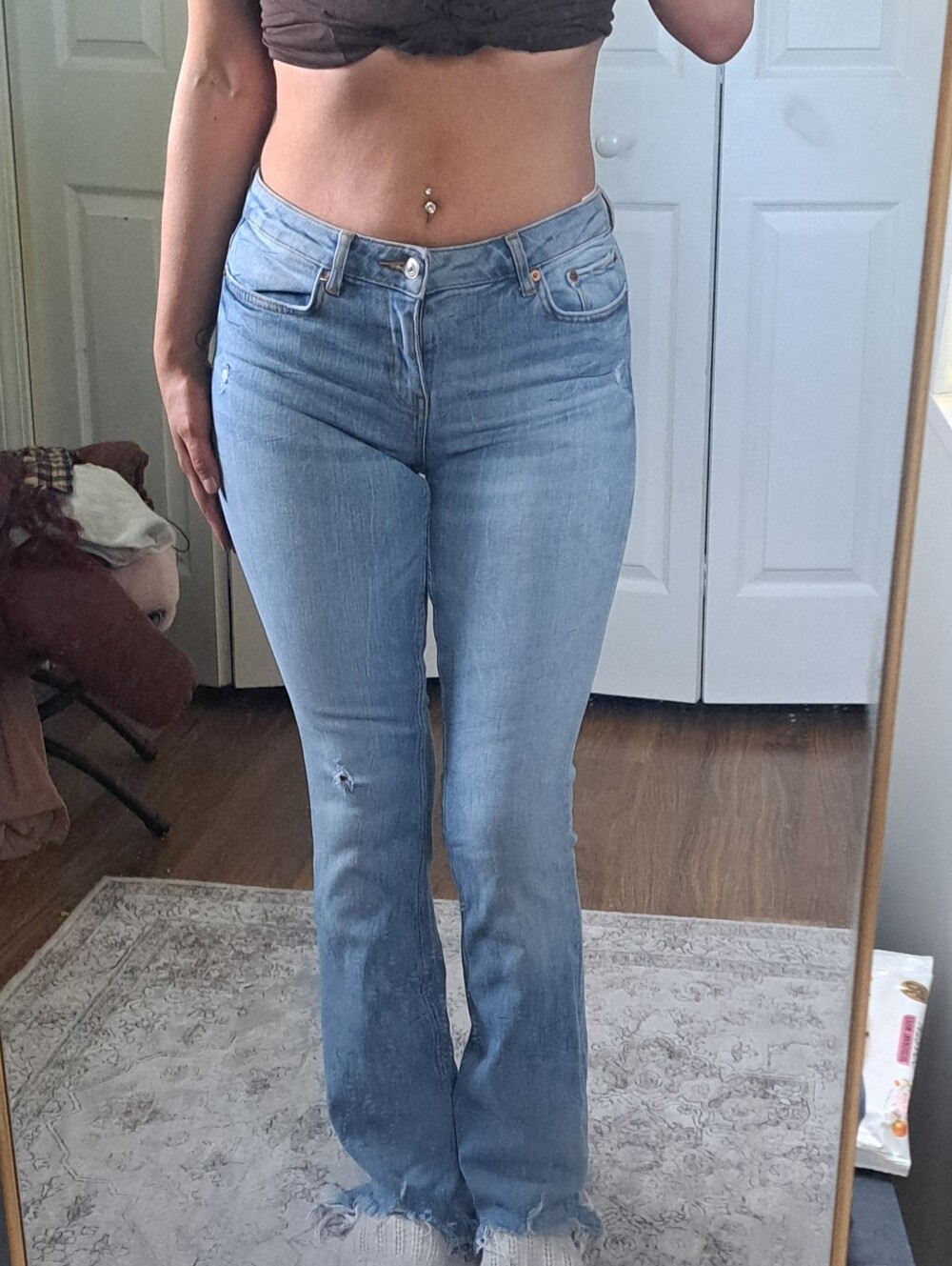 Zara boot cut jeans
